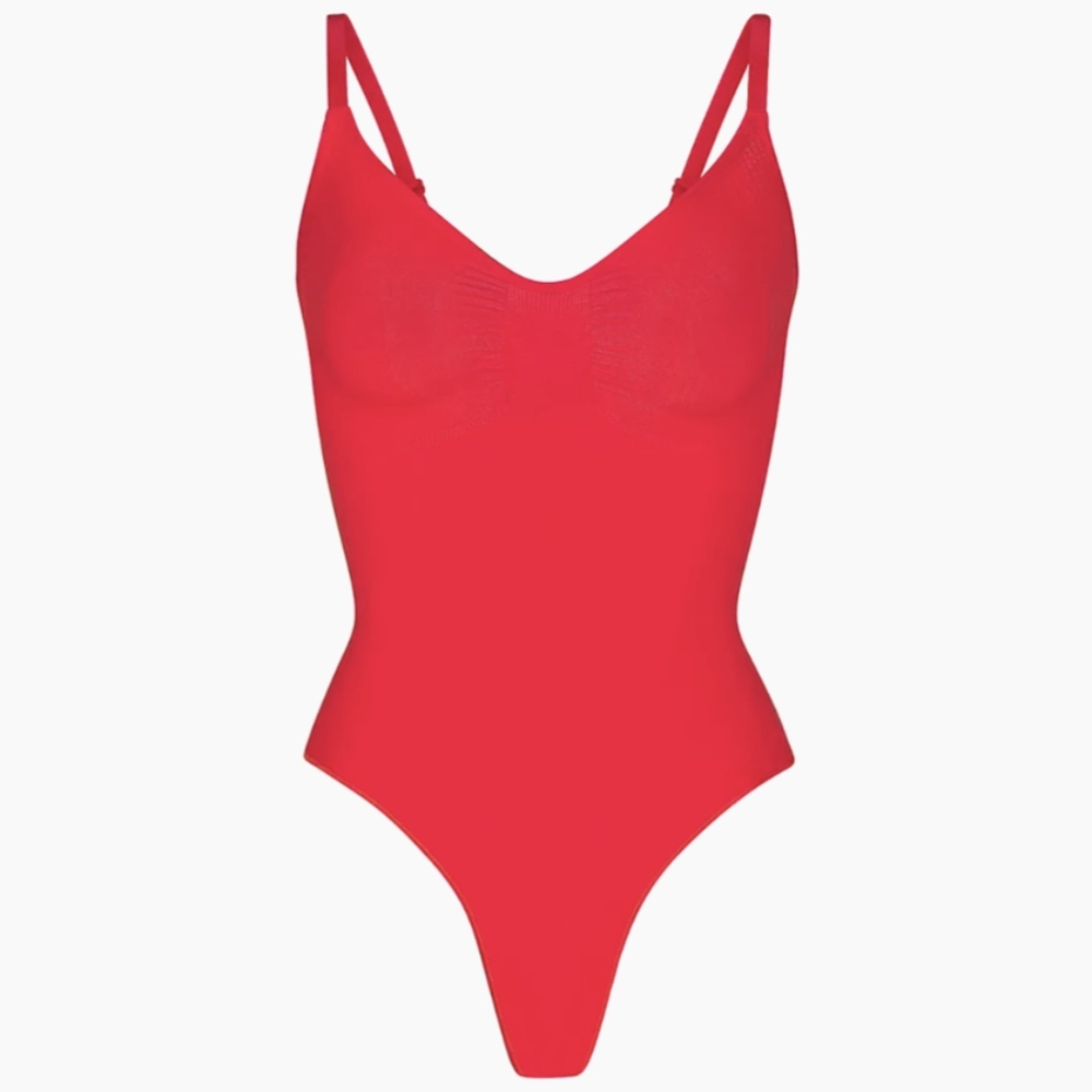 Skims seamless sculp thong bodysuit